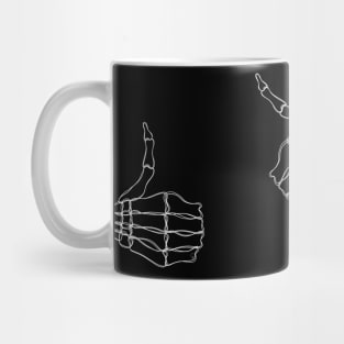 Bones Thumbs Up Mug